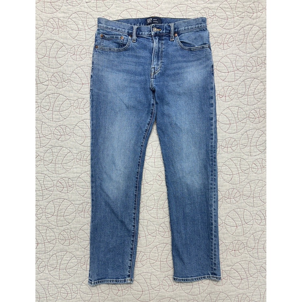 Gap Jeans Blue Straight Leg Stretch Denim / Mens 30x30